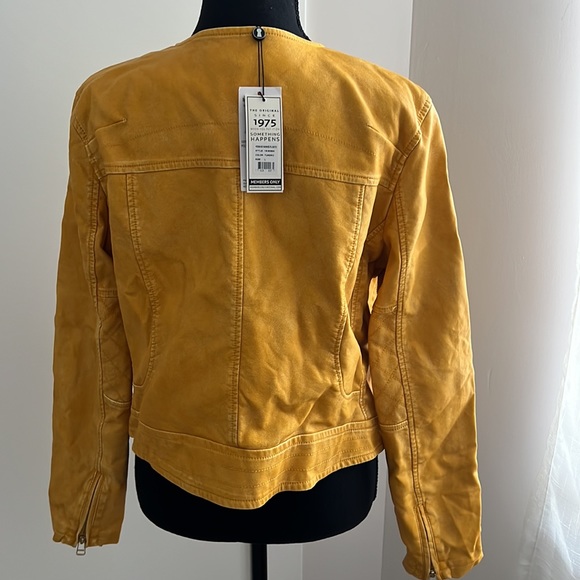 Members Only yellow moto jacket - Picture 7 of 9